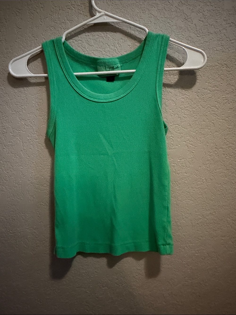 Universal Thread Sleeveless Ribbed Tank Top - Green